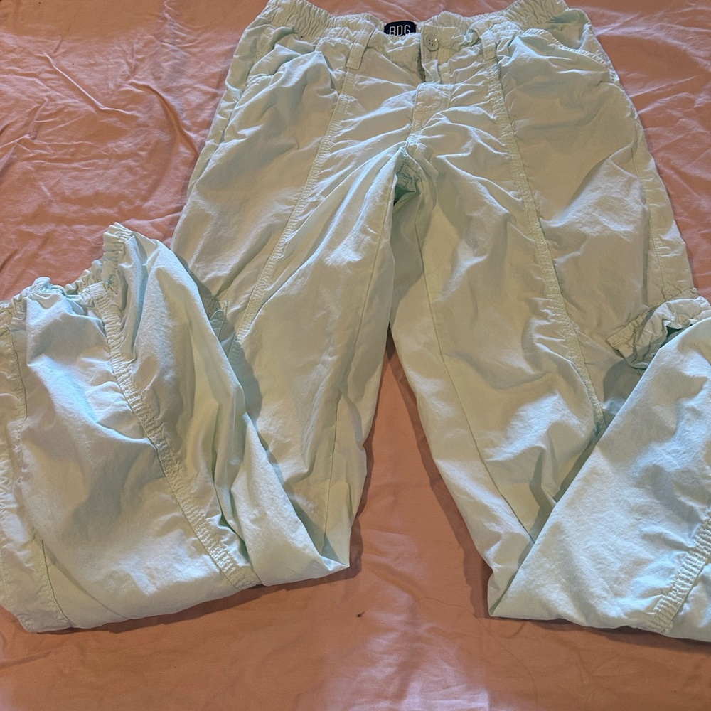 BDG Y2K Low Rise Cargo Pants in Mint Green - Picture 7 of 7
